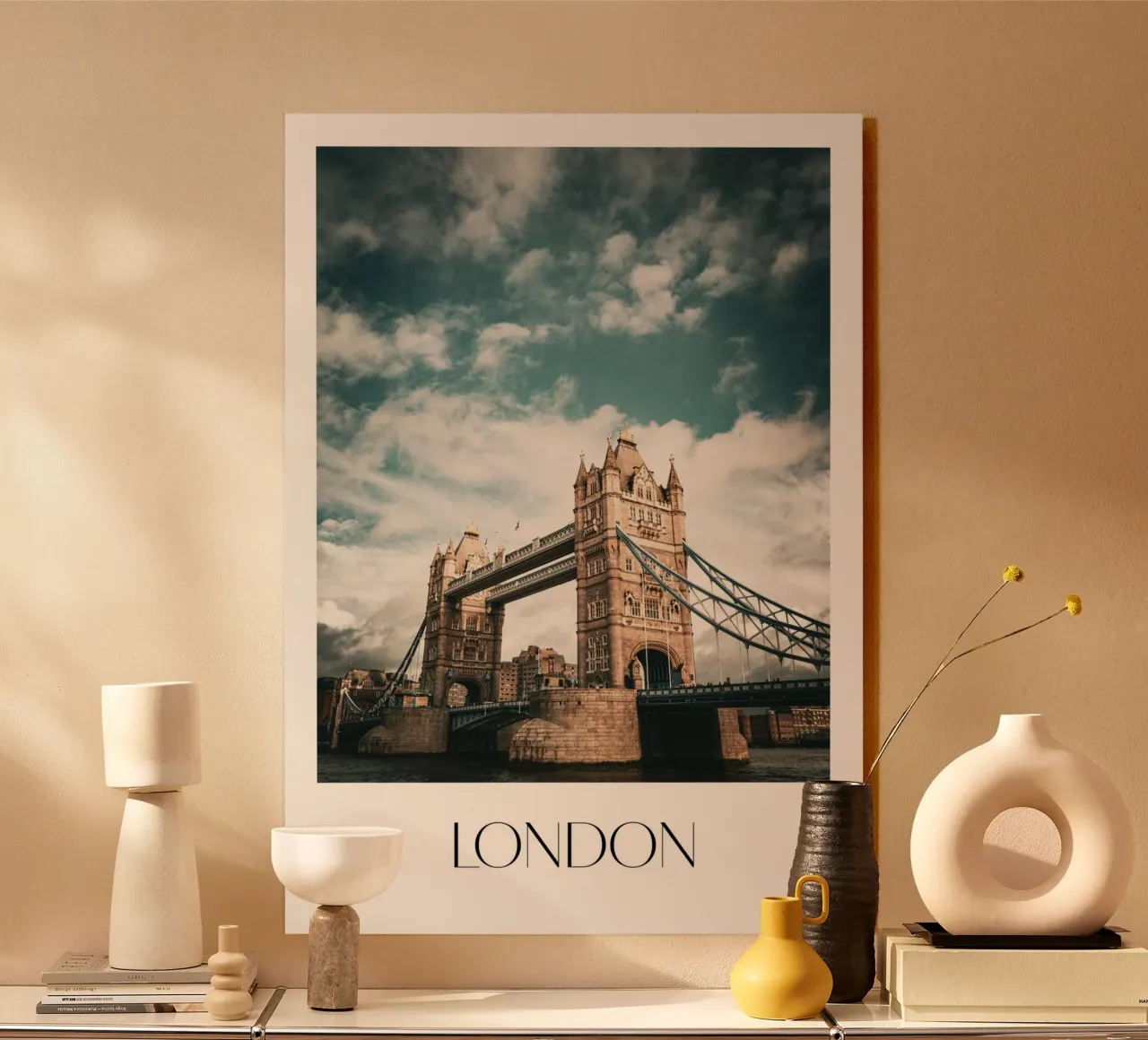 London acrylic glass by Flo Klein