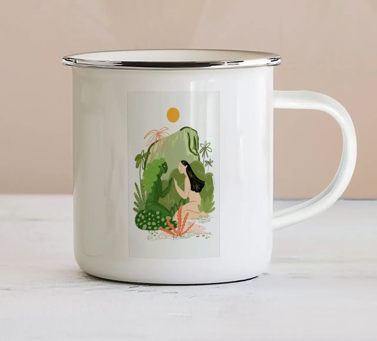 Natural Self tazza in smalto da Studio One