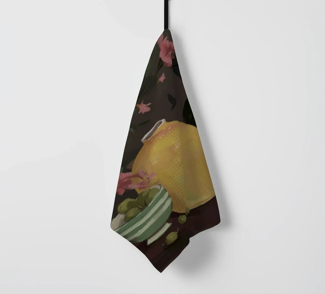 Antique Floral Hues Geschirrtuch von Opal Strokes