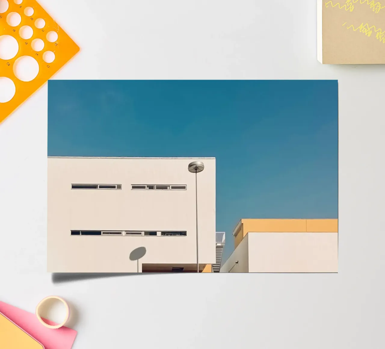 MInimal Architecture sticker sheet by KISSA STUDIO