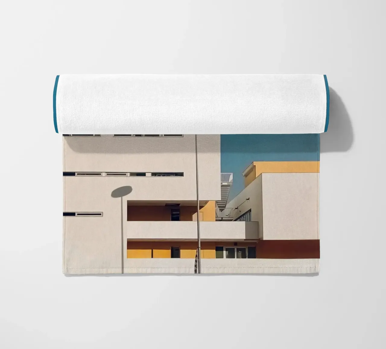 MInimal Architecture beach towel by KISSA STUDIO