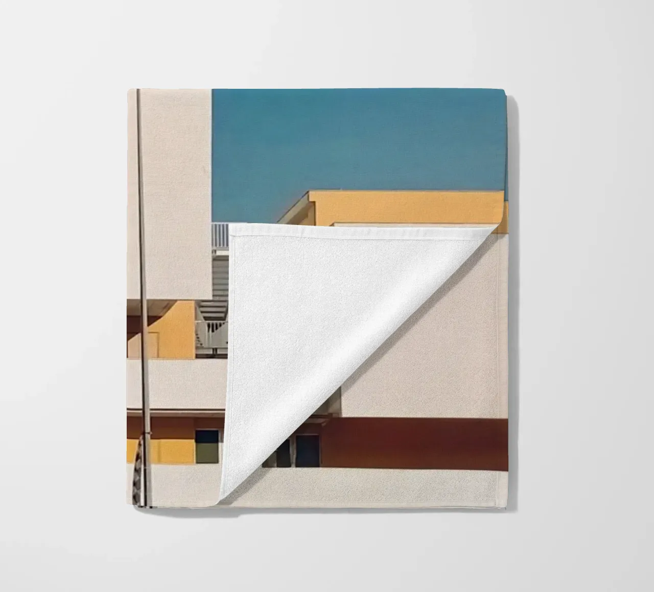 MInimal Architecture beach towel by KISSA STUDIO