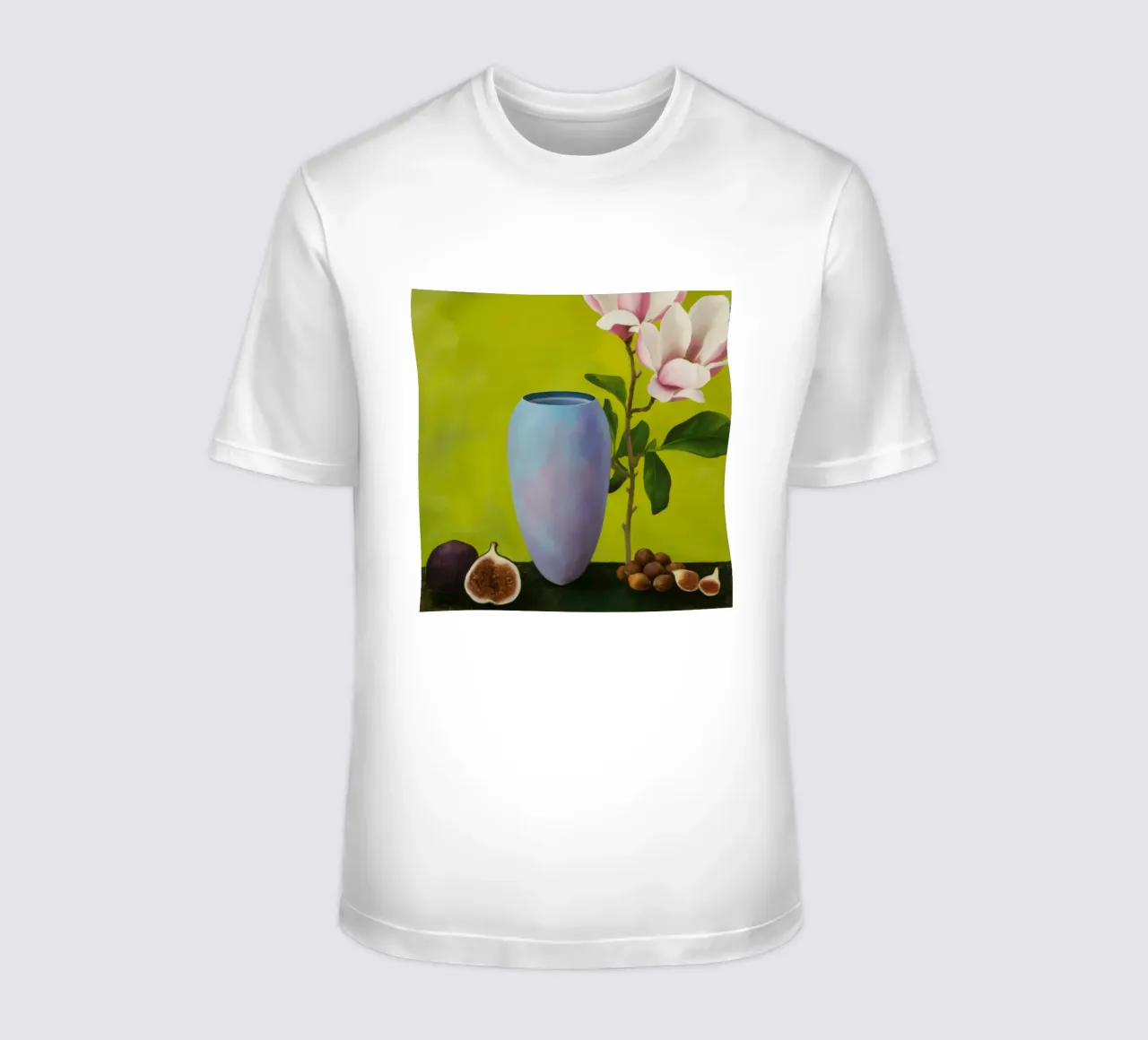 Luminous Magnolia Figs t-shirt da Opal Strokes