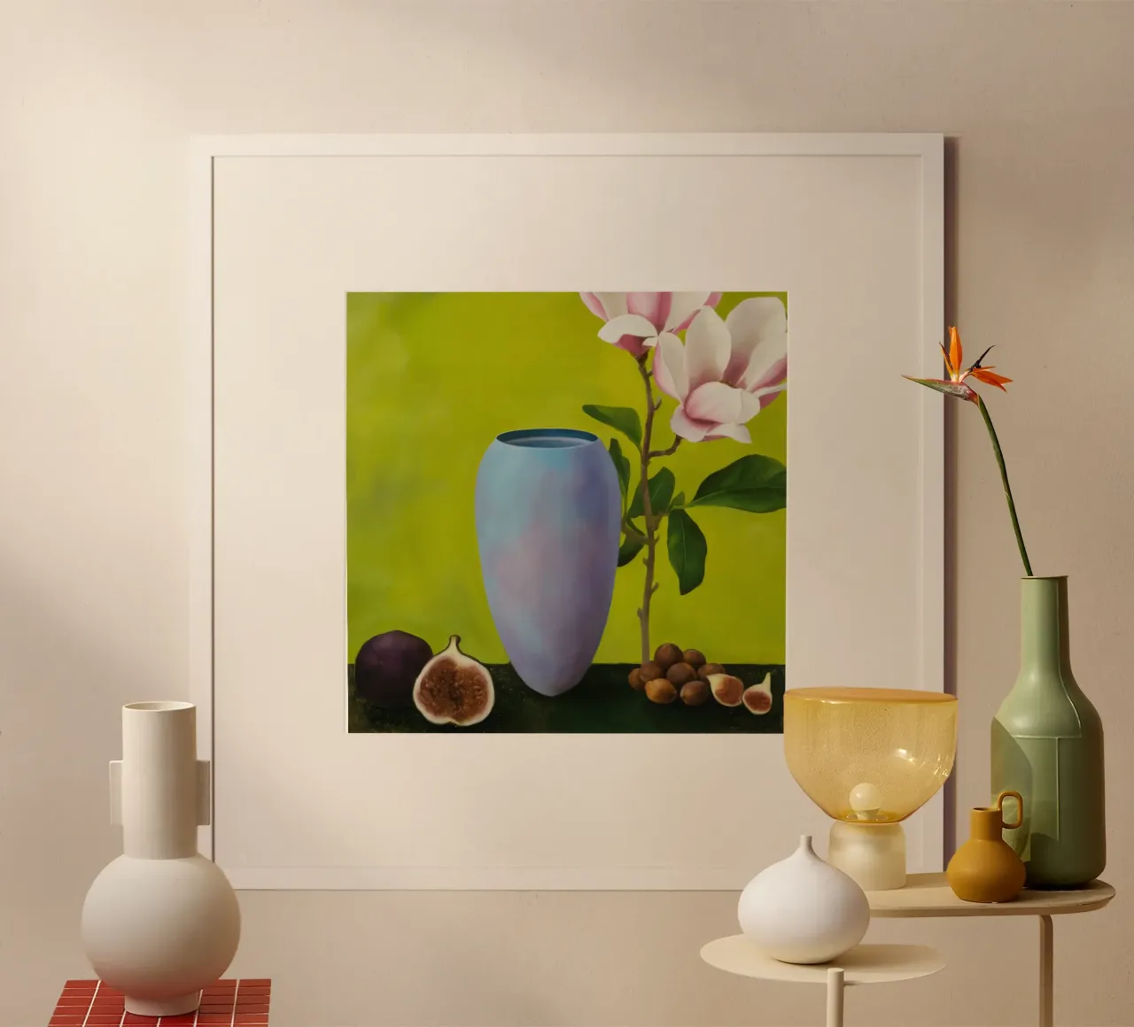 Luminous Magnolia Figs carta hahnemühle da Opal Strokes