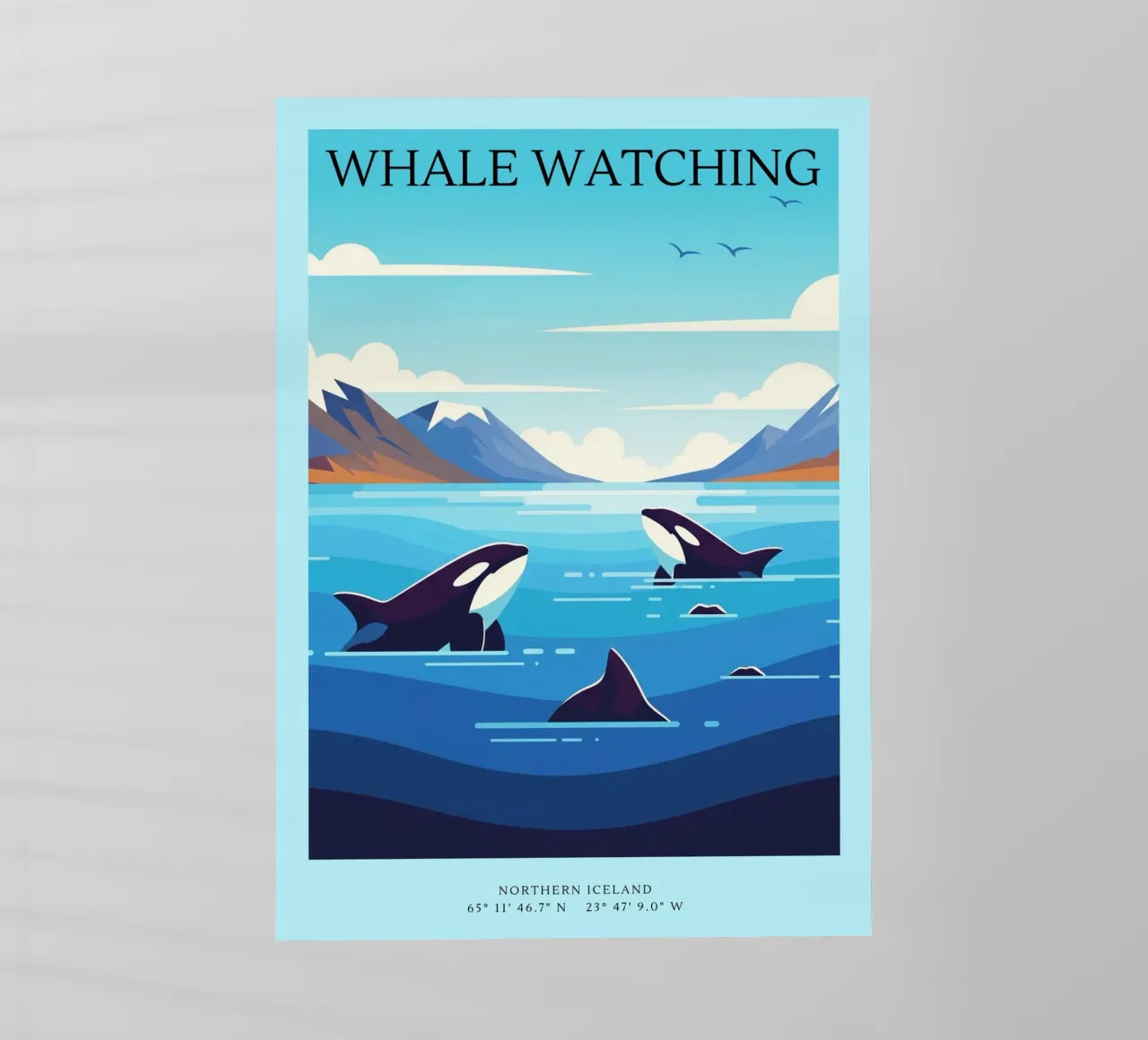 WHALE WATCHING: Icelandic Gossip Session pellicola backlit da ZEN VACATION