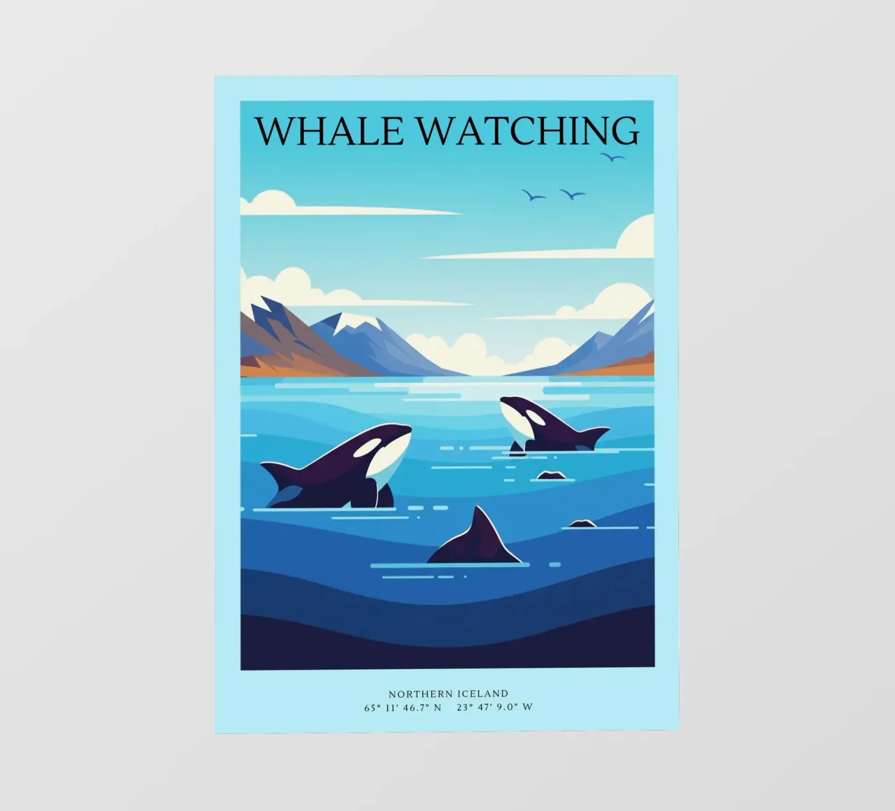WHALE WATCHING: Icelandic Gossip Session pellicola backlit da ZEN VACATION