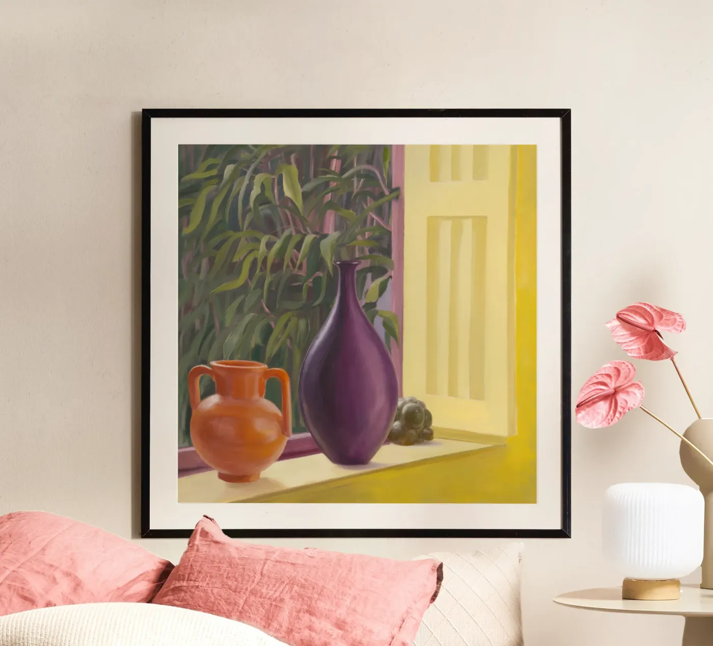 Sunlit Window Vessels poster by Opal Strokes