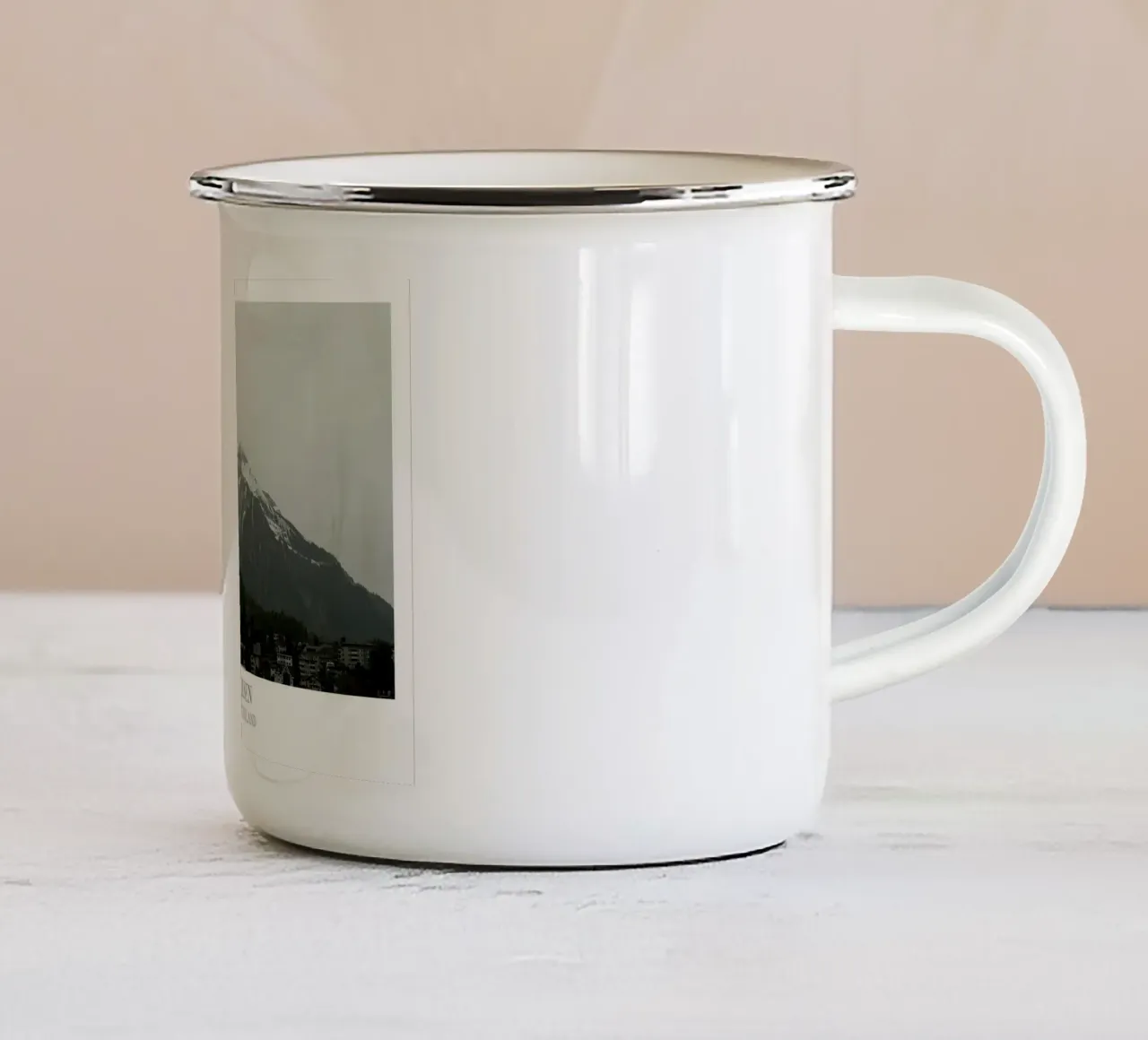 Niesen II: Switzerland tazza in smalto da FujiFrames
