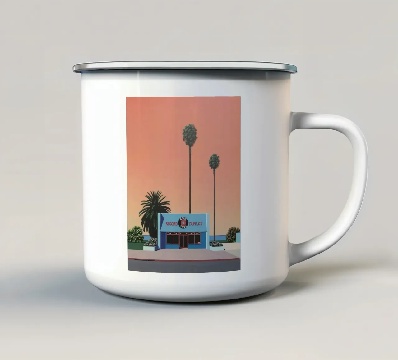 Hiroshi Nagai - Office Store tazza in smalto da Art In The Sky