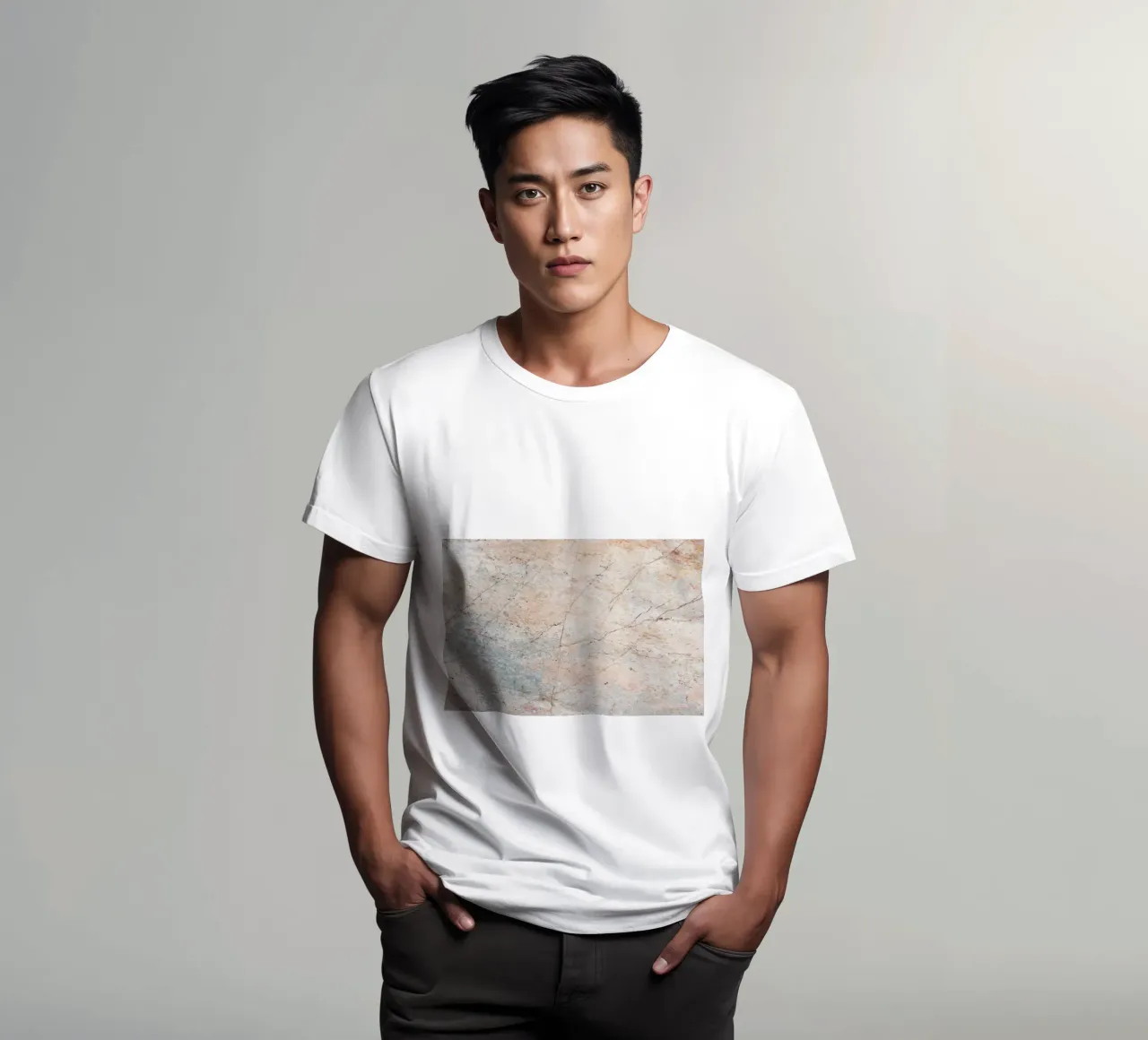 Earthy Marble Texture - Abstract Natural Stone Art Print t-shirt by NorwesClub