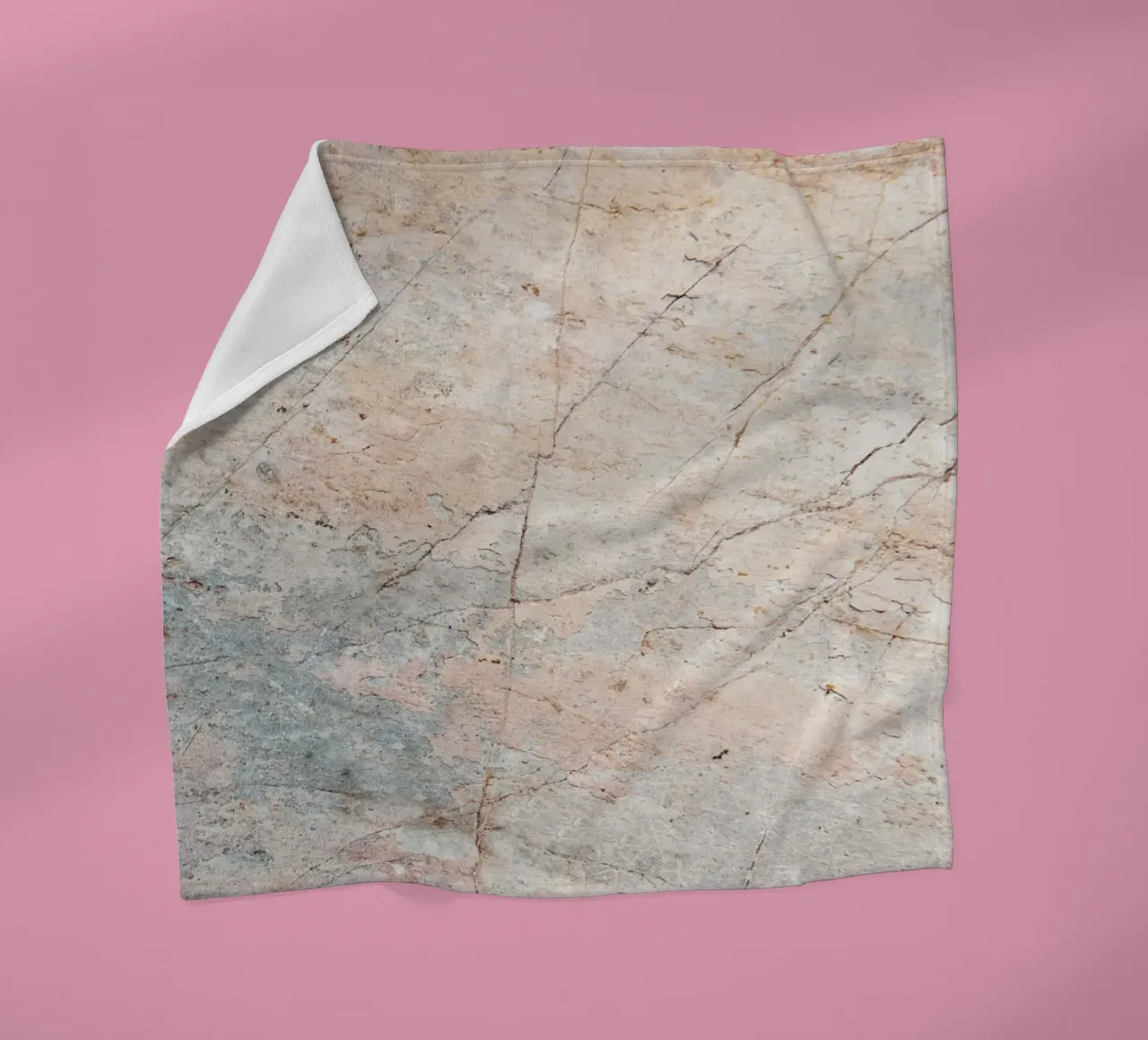 Earthy Marble Texture - Abstract Natural Stone Art Print fleece blanket by NorwesClub