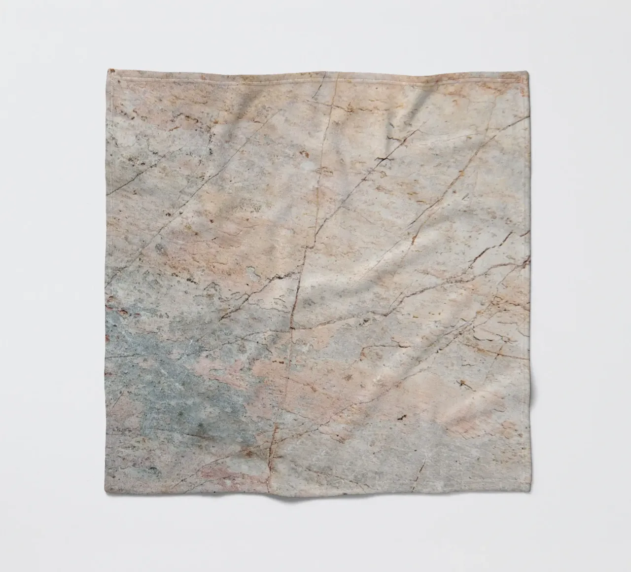 Earthy Marble Texture - Abstract Natural Stone Art Print fleece blanket by NorwesClub