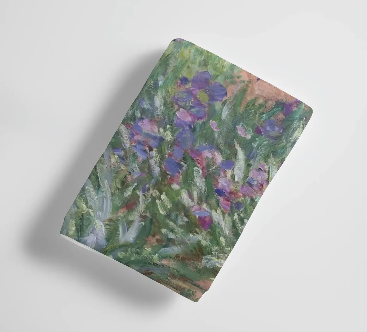 Monets Der Garten des Künstlers - Impressionismus Blumenlandschaft Handtuch von NorwesClub