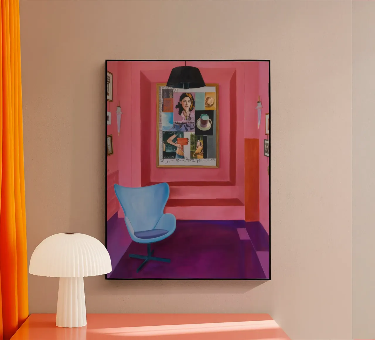 Chic Interior Vista acrylic glass by Opal Strokes