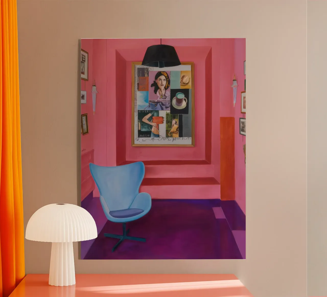 Chic Interior Vista acrylic glass by Opal Strokes