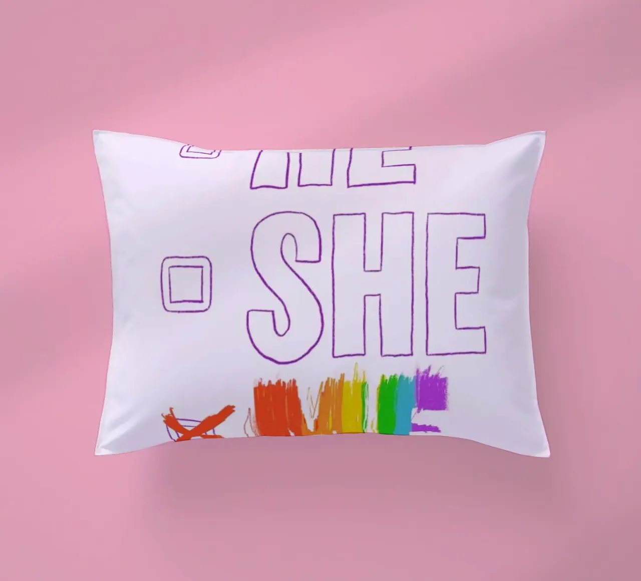 HE/SHE/ME cuscino da Studio One