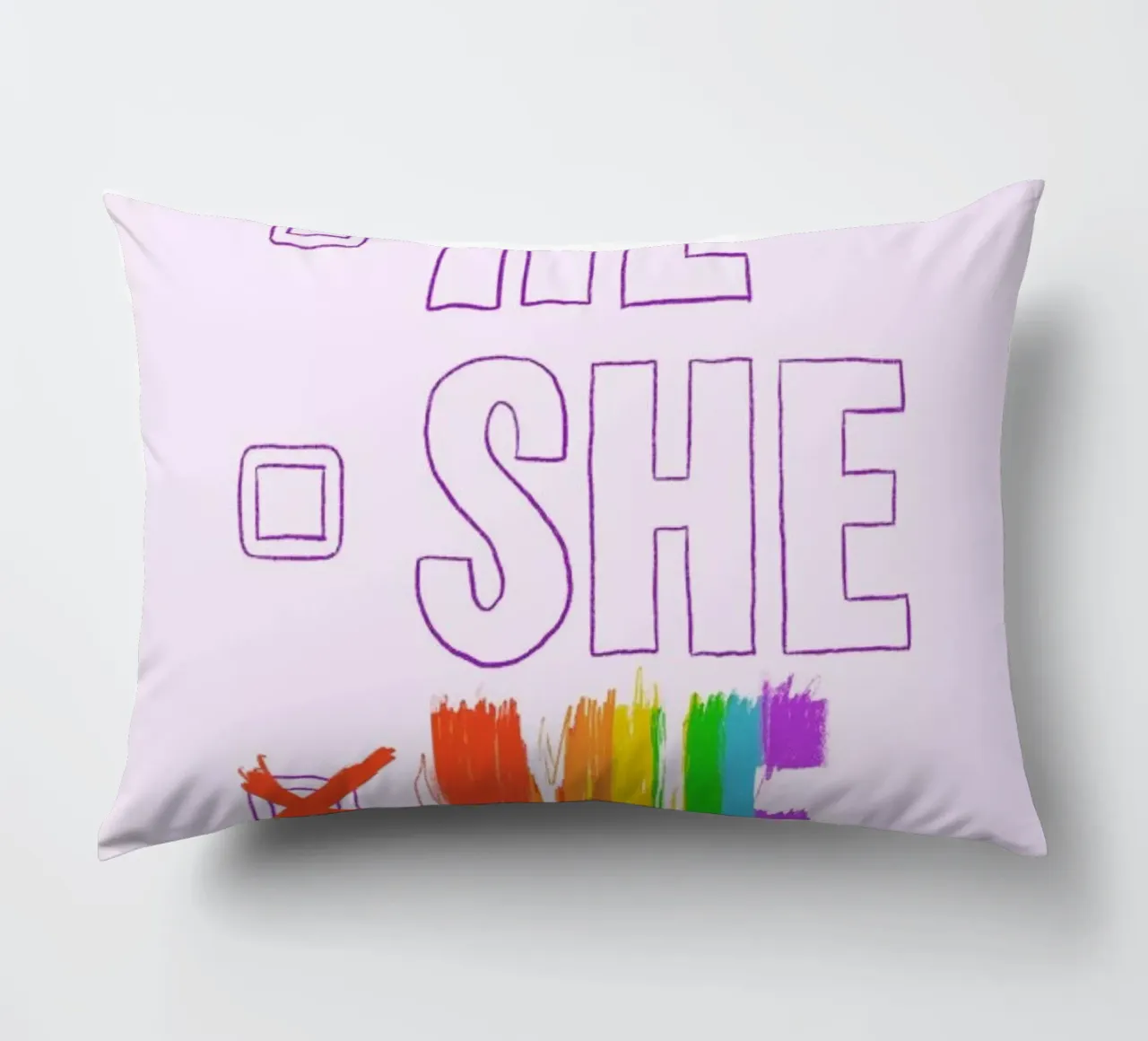 HE/SHE/ME cuscino da Studio One