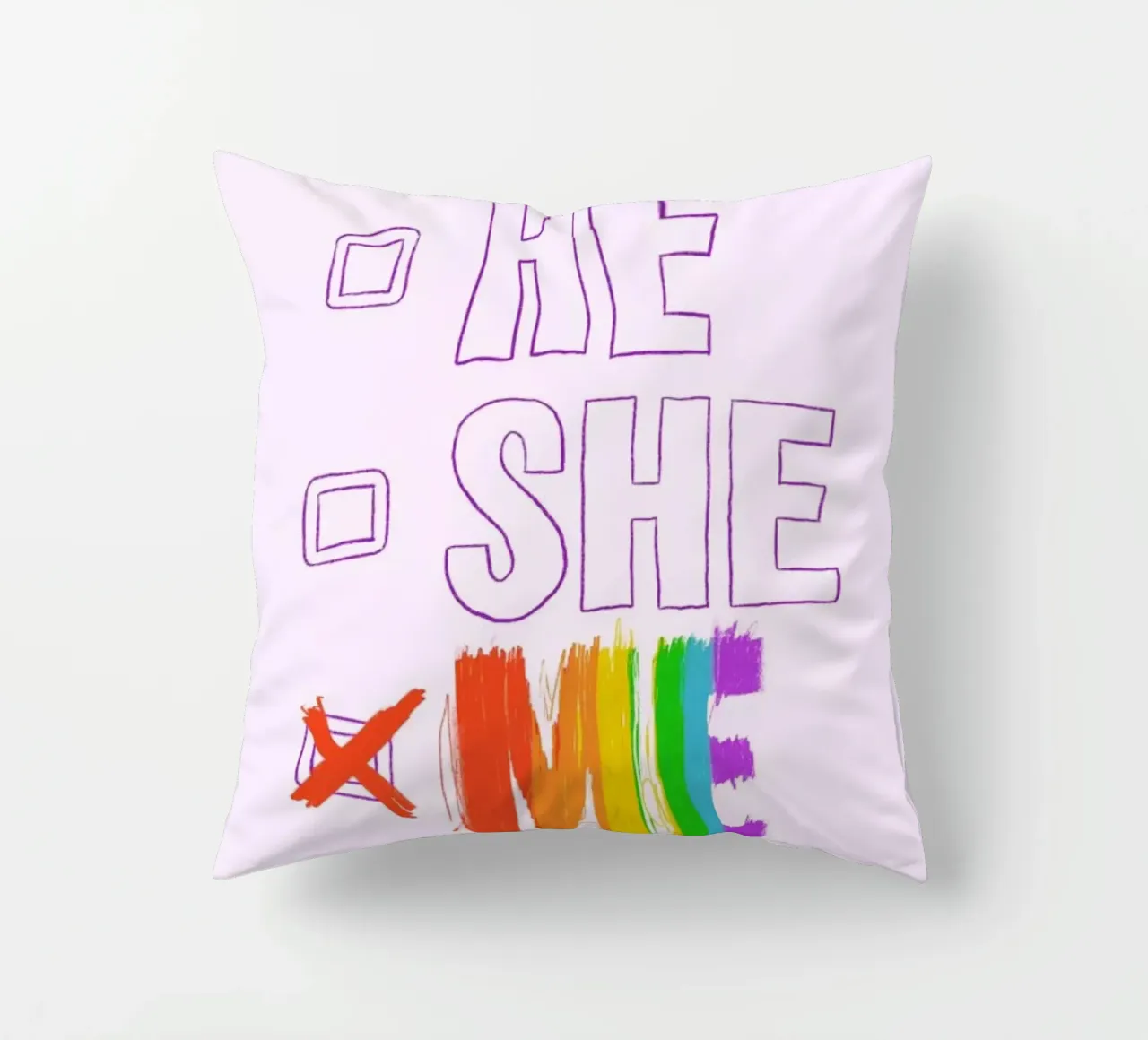 HE/SHE/ME cuscino da Studio One