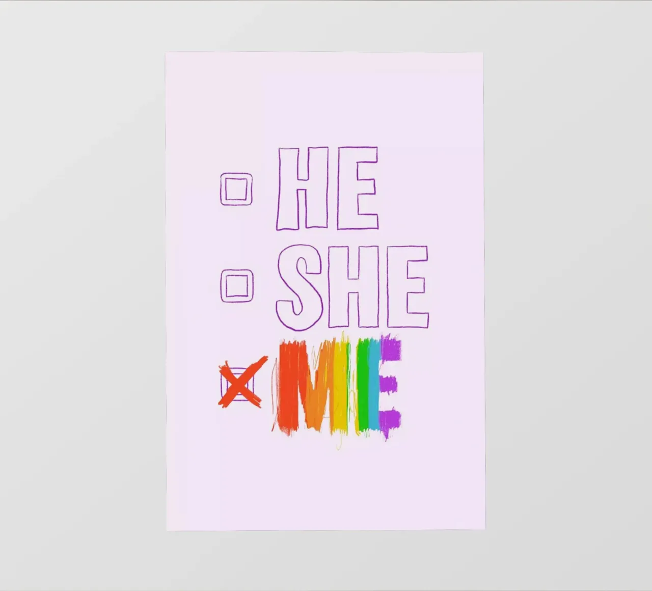 HE/SHE/ME pvc cover by Studio One