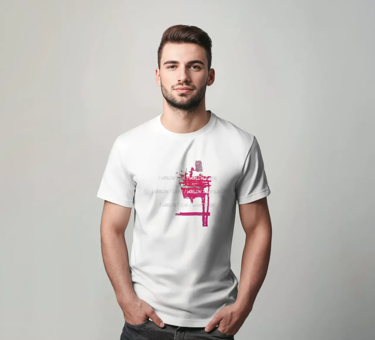 I WOULDN´T RUN ... camiseta de Vintage Van Gogh