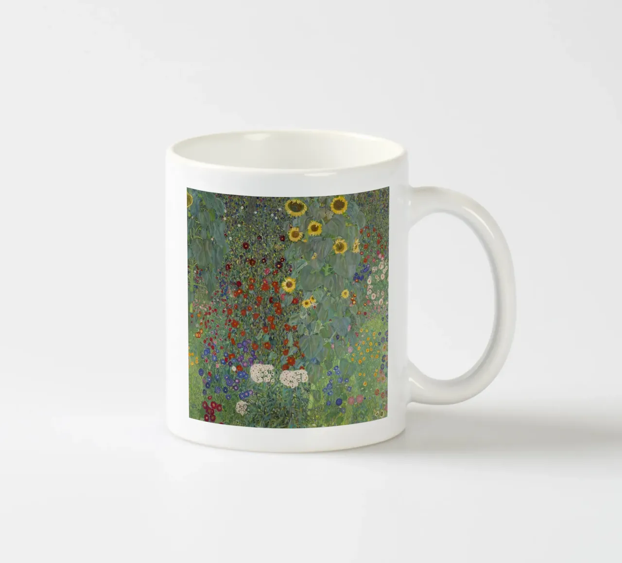 Il giardino fiorito di Gustav Klimt - Masterpiec floreale in stile Art Nouveau tazza in ceramica da NorwesClub