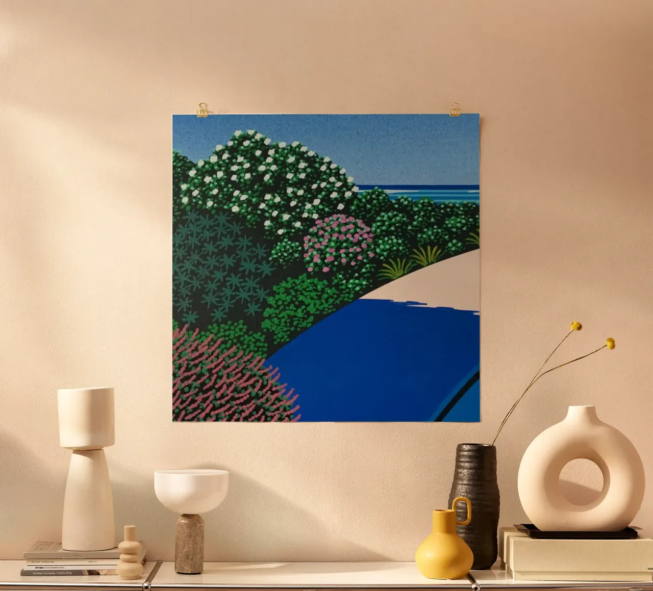 Hiroshi Nagai - Fiore carta hahnemühle da Art In The Sky