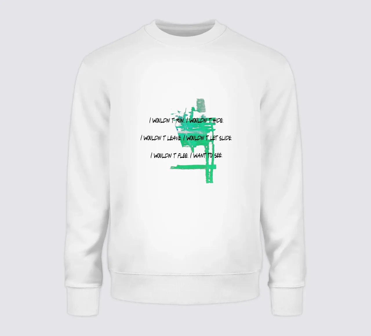 I WOULDN´T HIDE ... felpa da Vintage Van Gogh