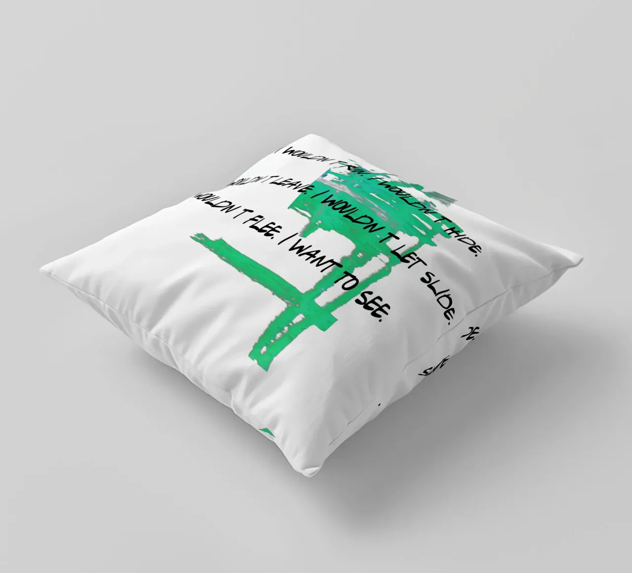 I WOULDN´T HIDE ... cuscino da Vintage Van Gogh