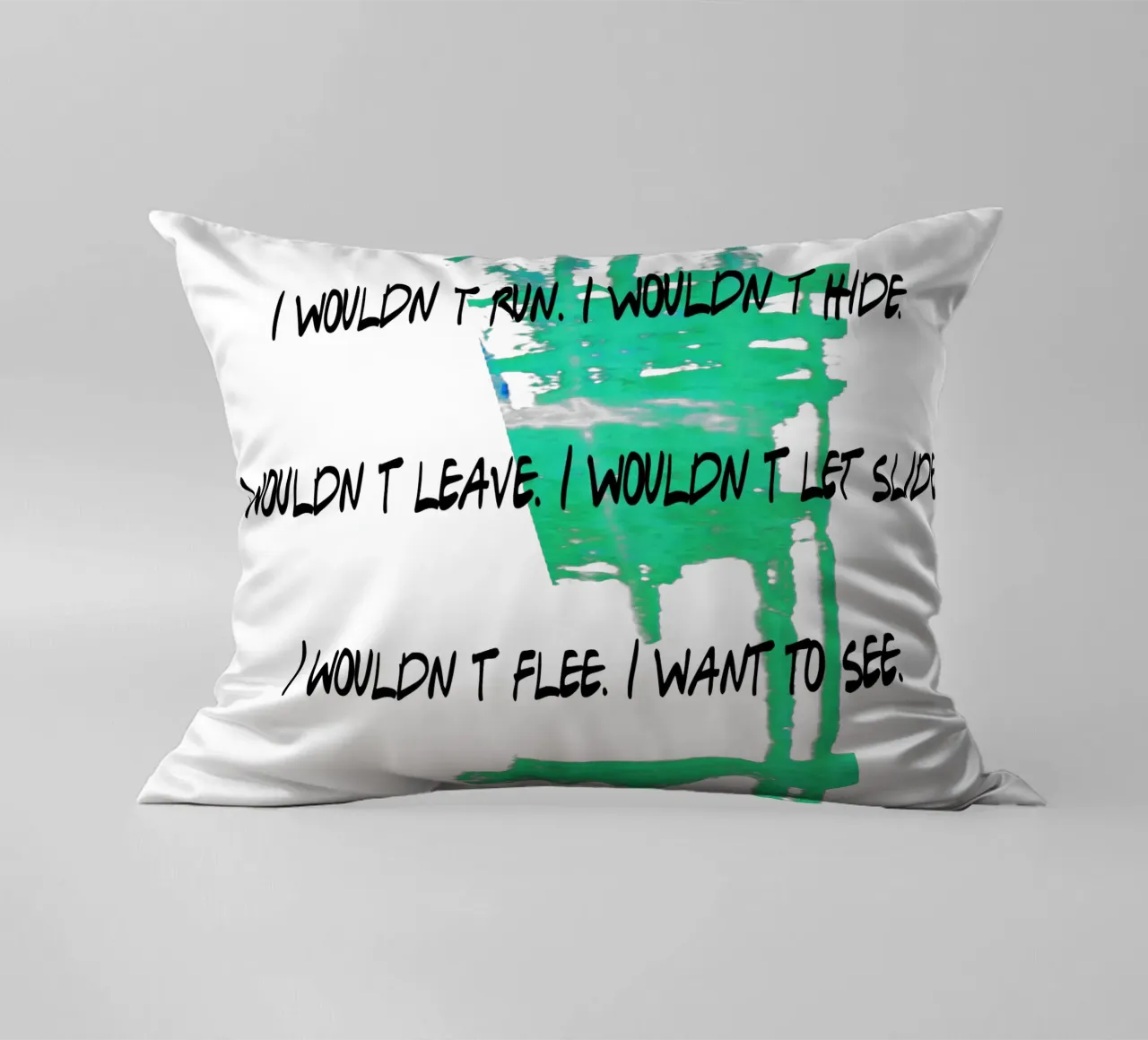 I WOULDN´T HIDE ... cuscino da Vintage Van Gogh