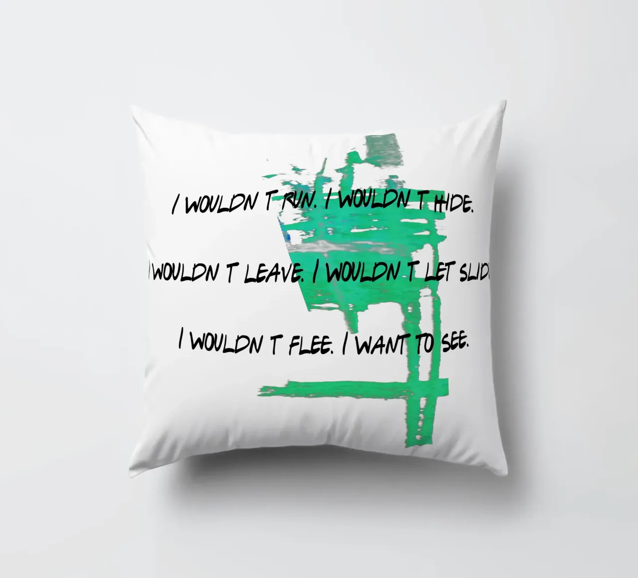 I WOULDN´T HIDE ... cuscino da Vintage Van Gogh