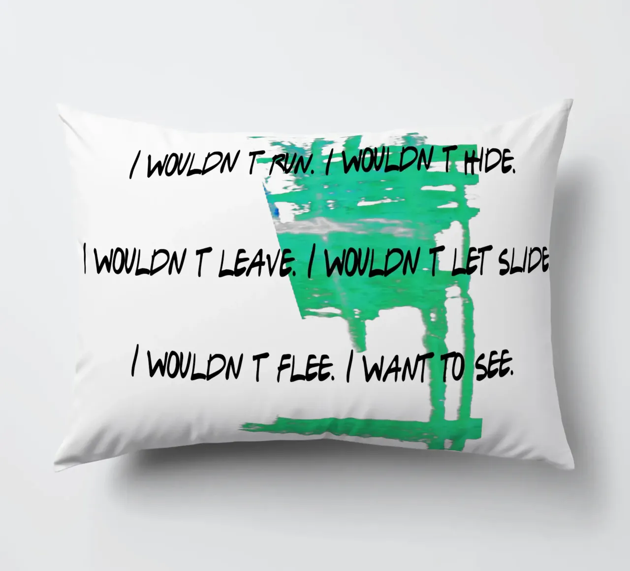 I WOULDN´T HIDE ... cuscino da Vintage Van Gogh