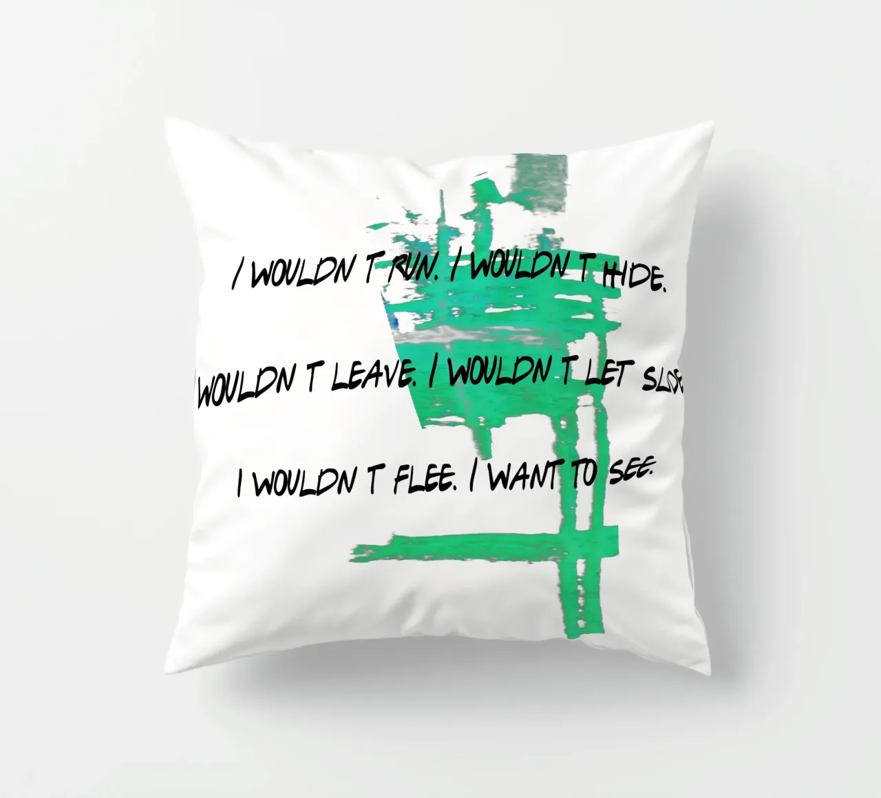 I WOULDN´T HIDE ... cuscino da Vintage Van Gogh