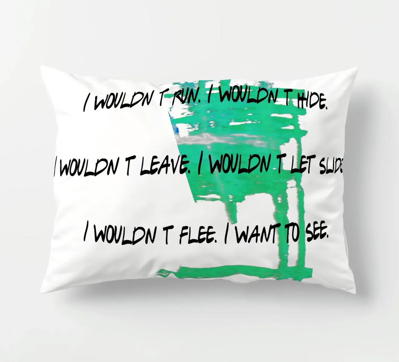 I WOULDN´T HIDE ... cuscino da Vintage Van Gogh