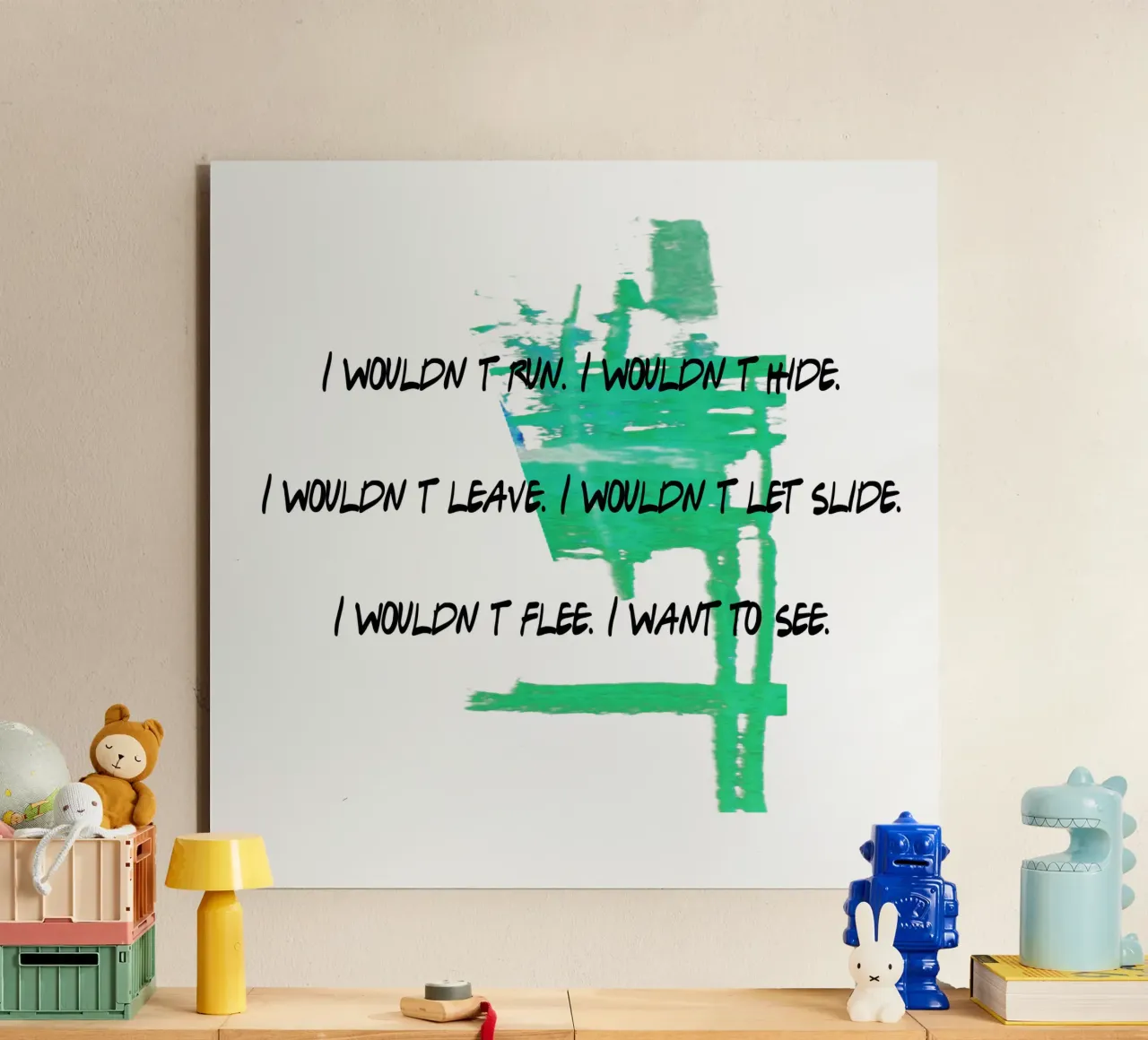 I WOULDN´T HIDE ... alluminio dibond da Vintage Van Gogh