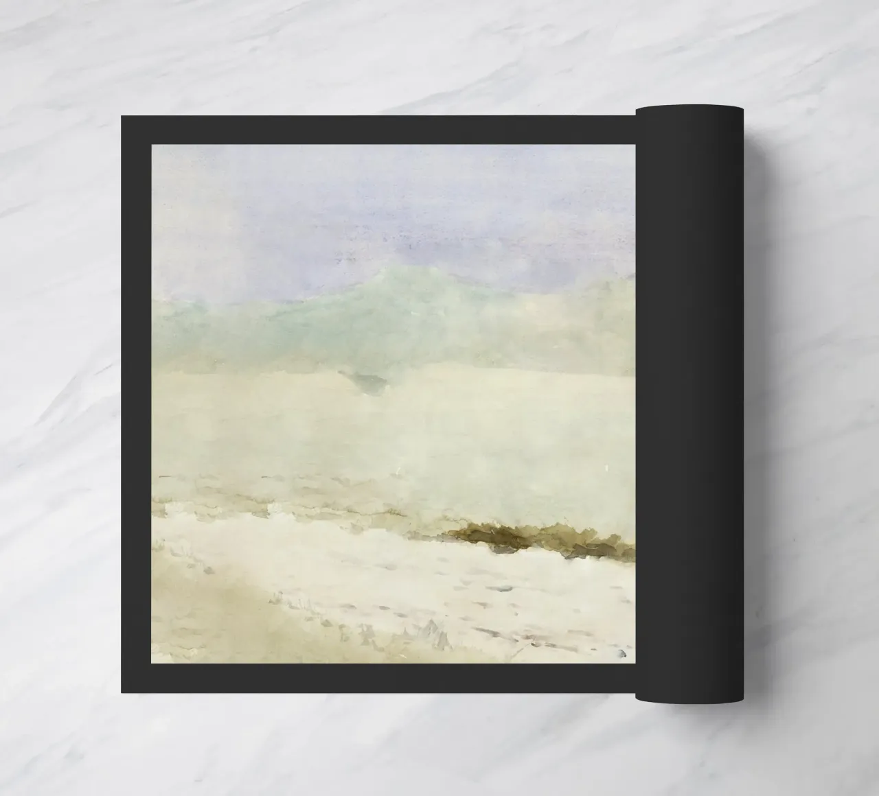 J.M.W. Turner Landscape - Romanticism Watercolor Study doormat by NorwesClub