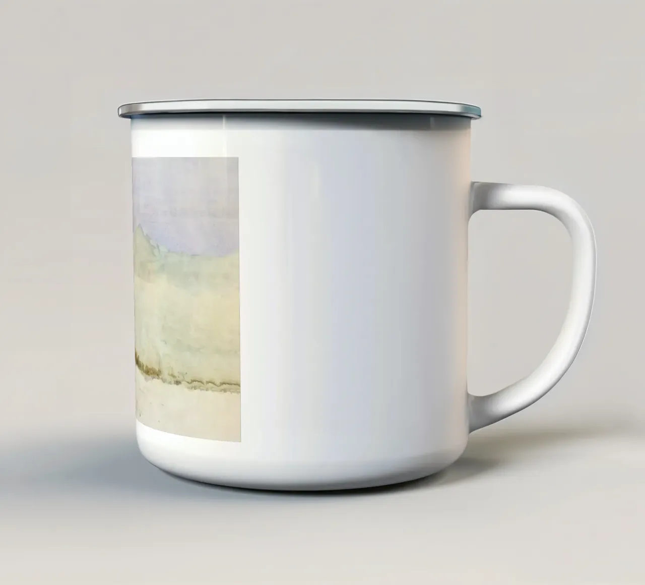 J.M.W. Turner Paesaggio - Romanticismo Studio ad acquerello tazza in smalto da NorwesClub