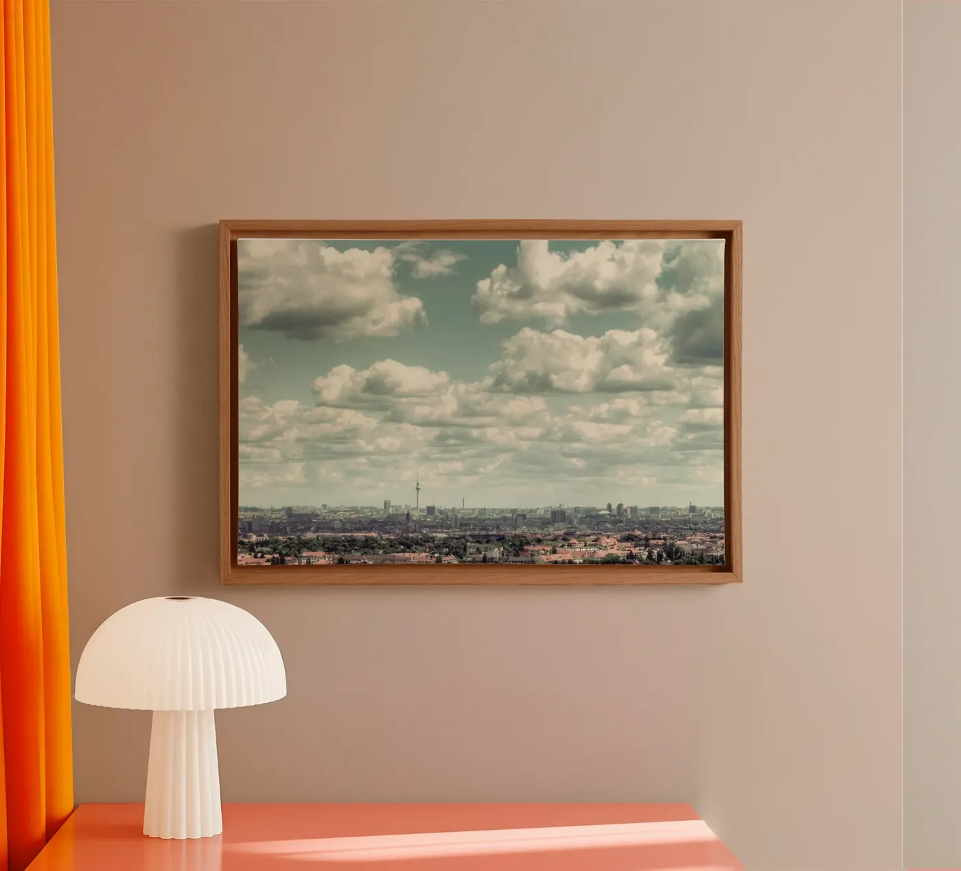 Berlin canvas van Michael Belhadi