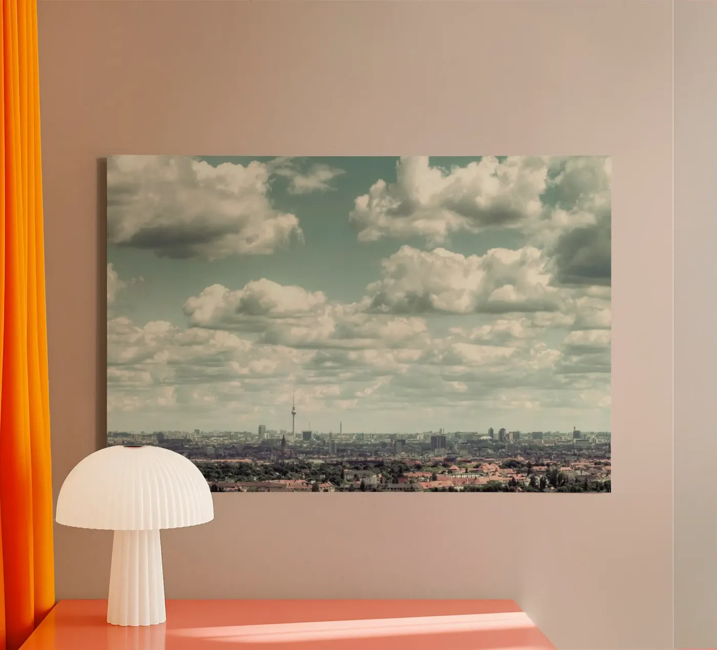 Berlin canvas van Michael Belhadi