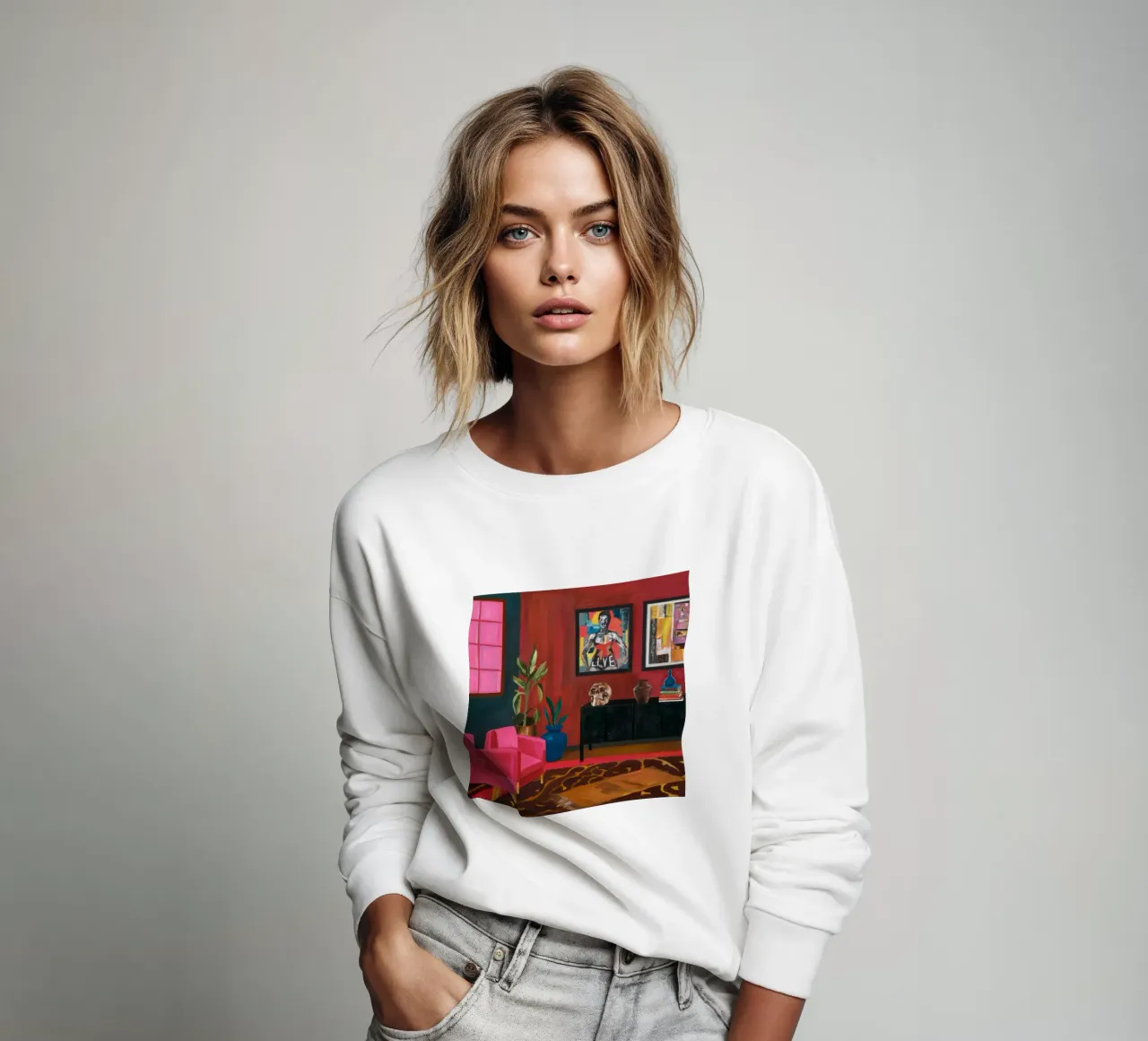 Camera vivace bohémien felpa da Opal Strokes