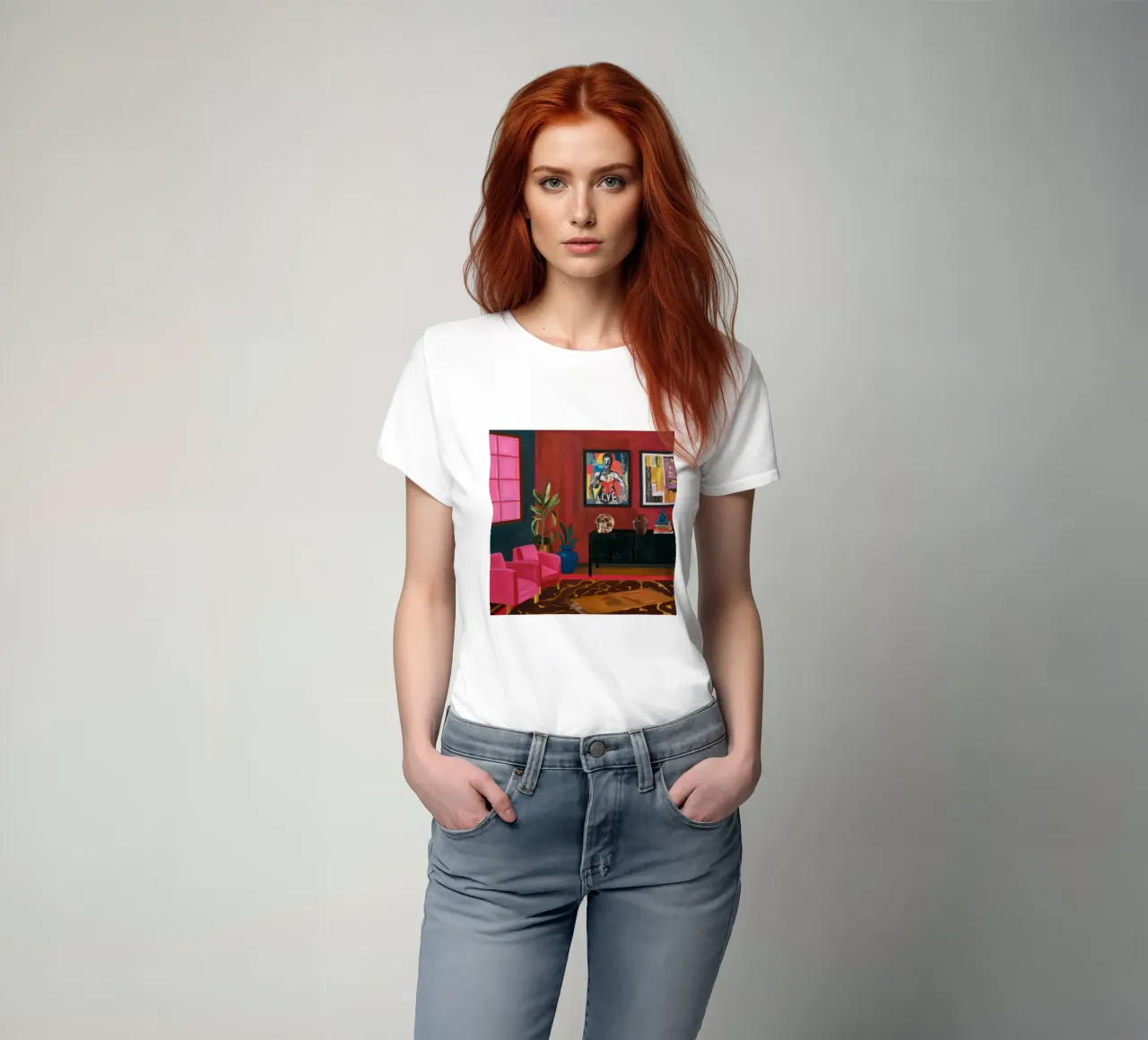 Camera vivace bohémien t-shirt da Opal Strokes