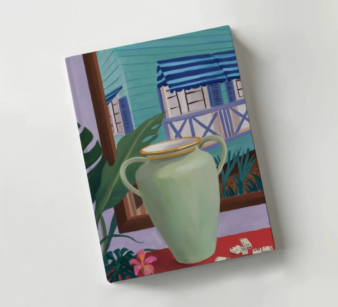Rassemblement abstrait et chaleureux carnet de notes de Opal Strokes