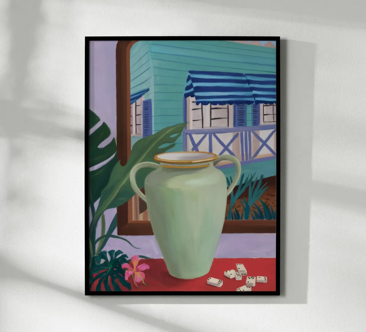 Raccolta calda astratta poster con telaio in plastica da Opal Strokes