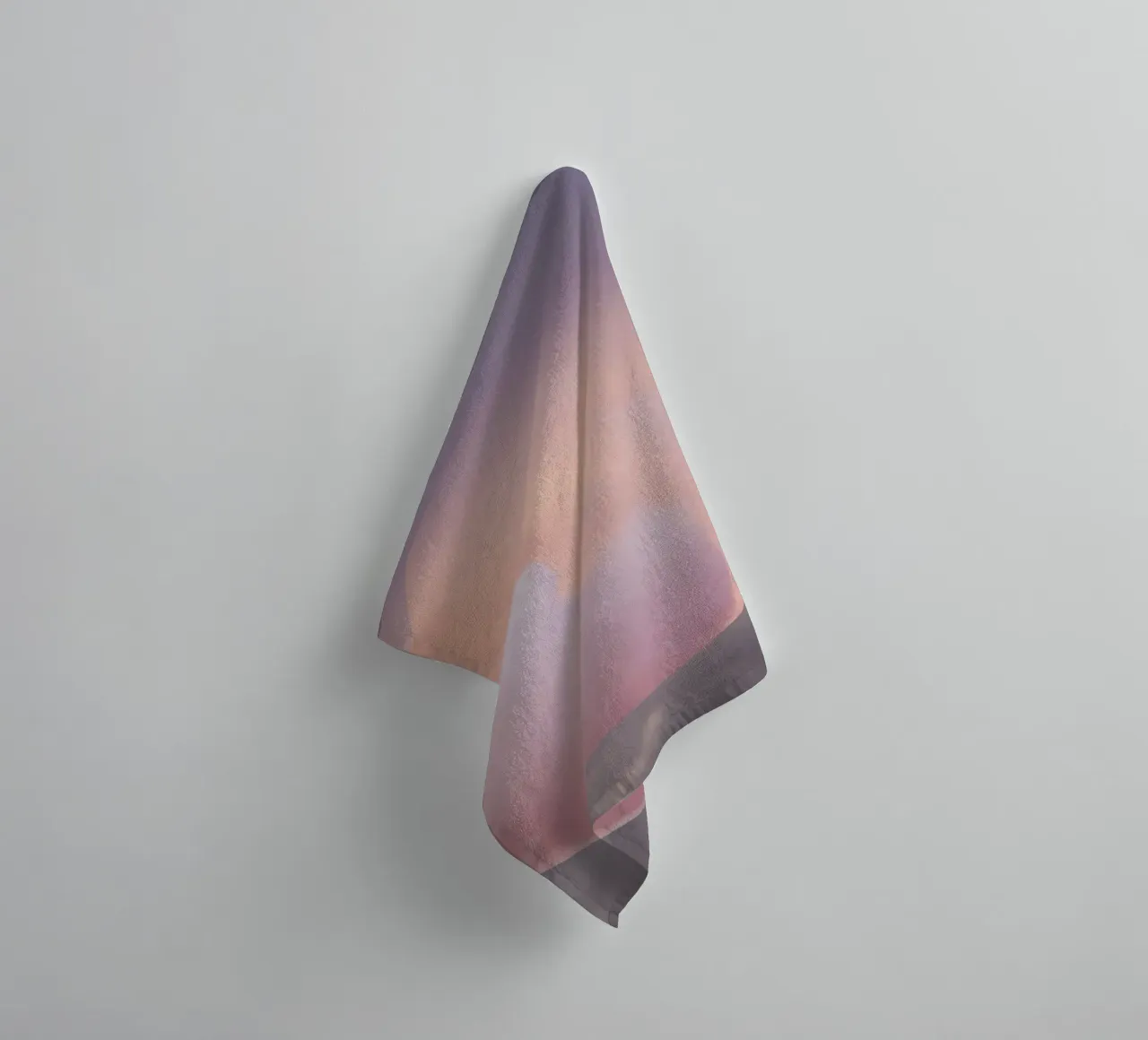 Dreamy Cloud Sphere - Pastel Sky Abstract Art Print towel by NorwesClub