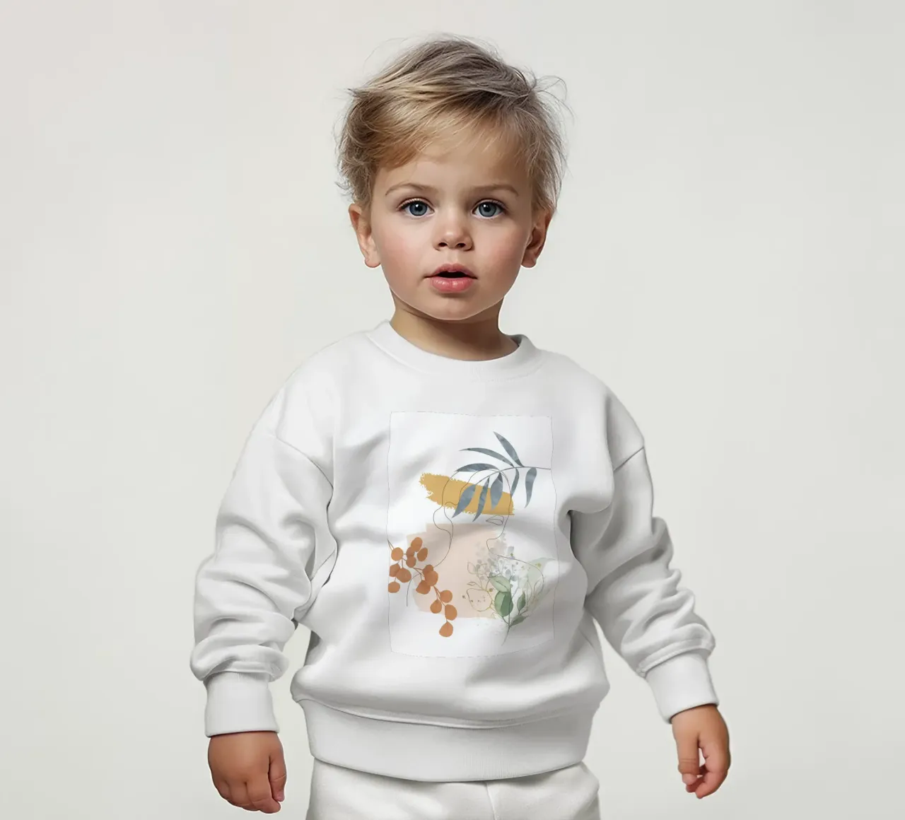 Line in Nature I felpa neonato da Nadjaa