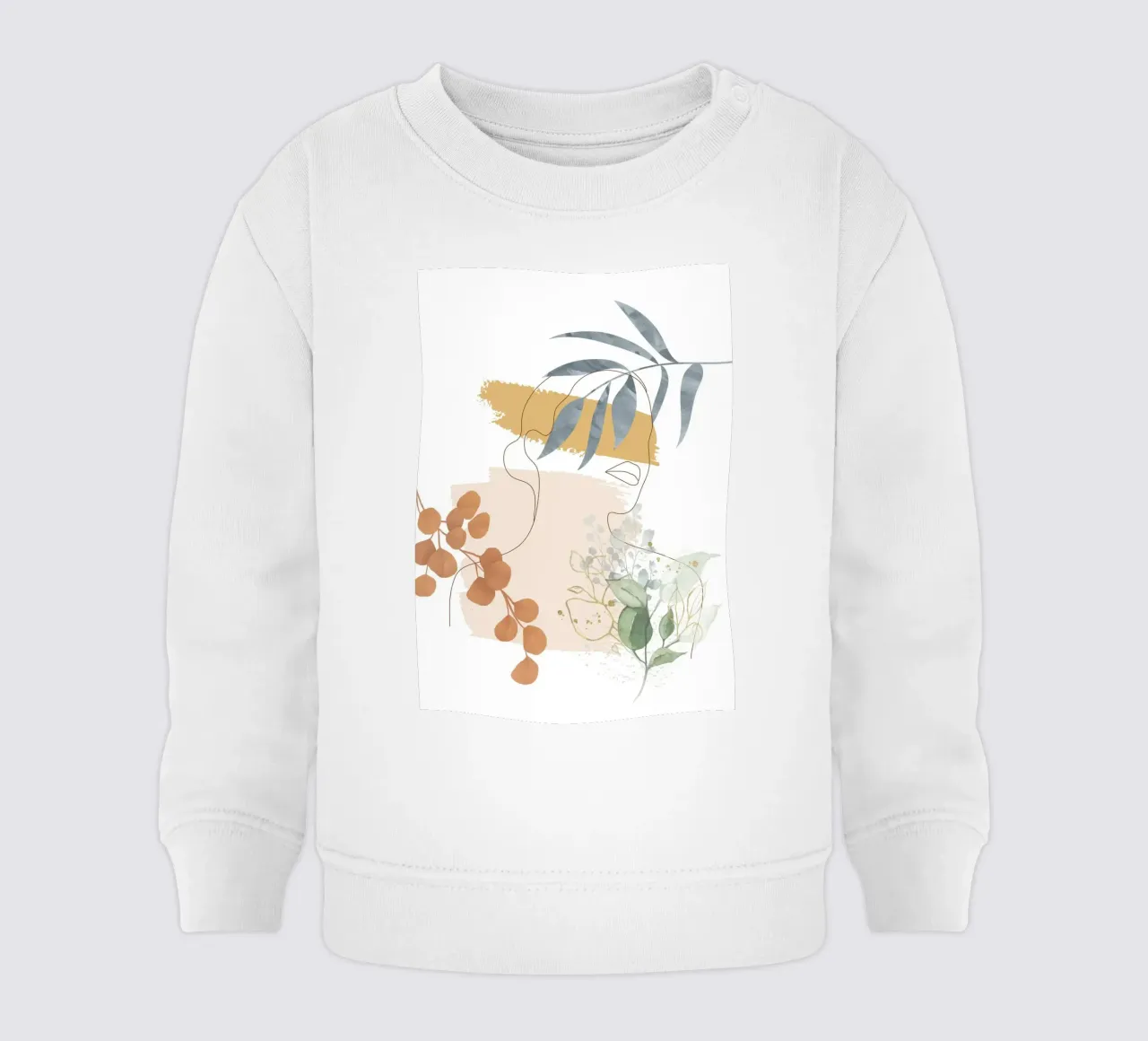 Line in Nature I felpa neonato da Nadjaa