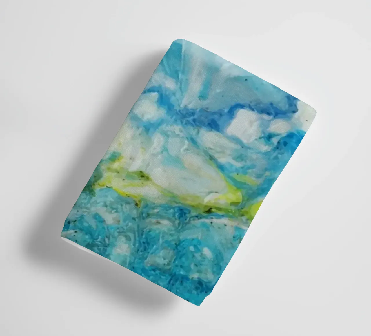 Aqua Ocean Abyss - Abstract Fluid Resin Art Print towel by NorwesClub