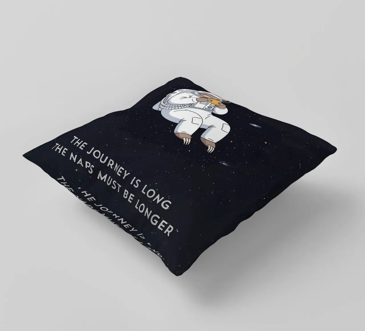 ASTRO SLOTH: Maybe It's Not Procrastination, It's My Orbit. cuscino da ZEN VACATION