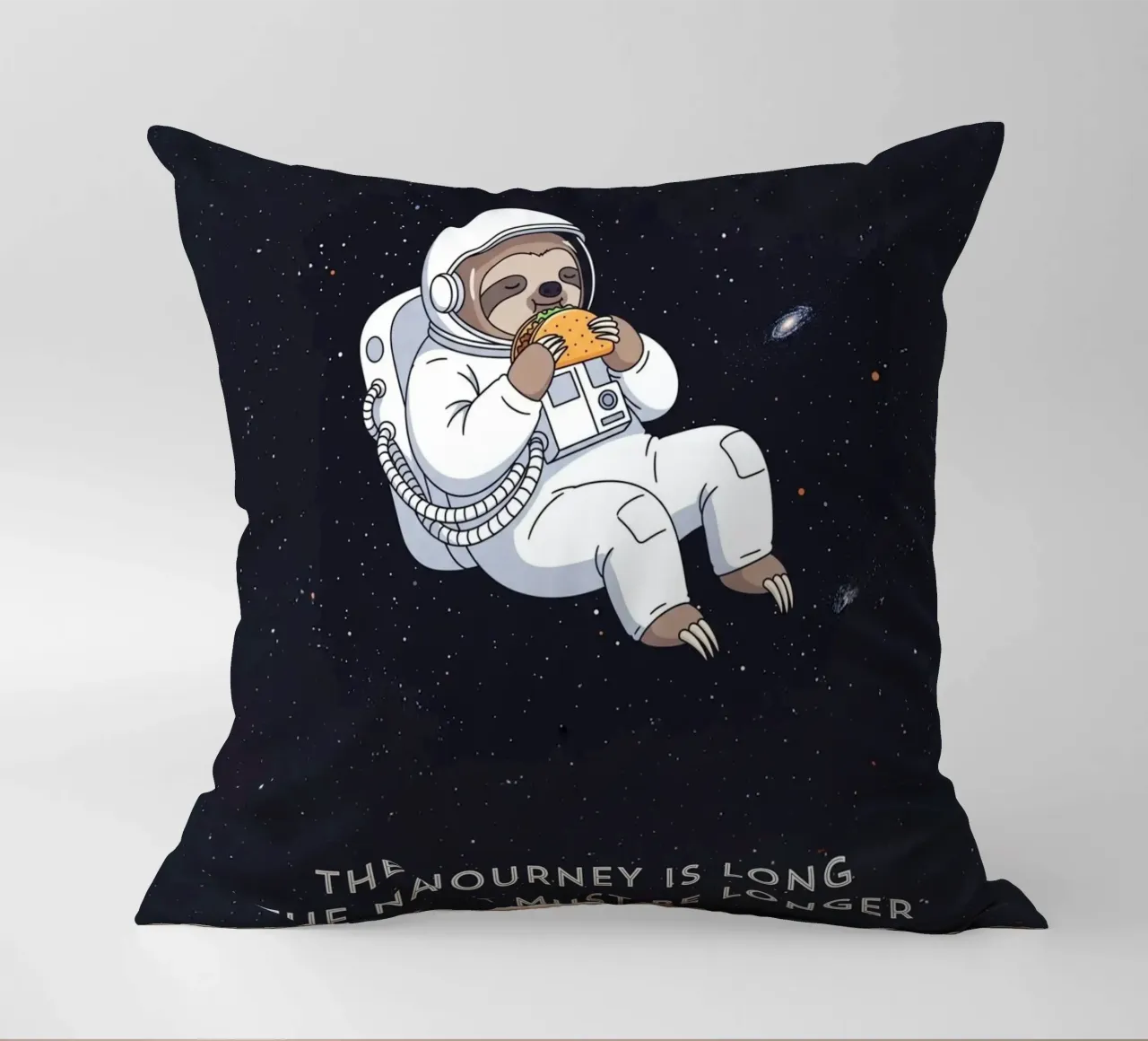 ASTRO SLOTH: Maybe It's Not Procrastination, It's My Orbit. cuscino da ZEN VACATION