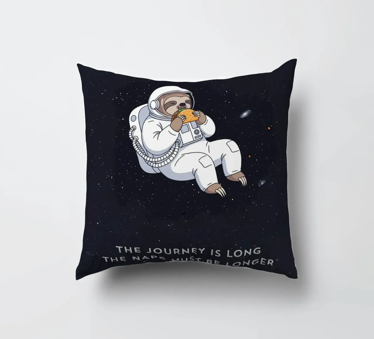 ASTRO SLOTH: Maybe It's Not Procrastination, It's My Orbit. cuscino da ZEN VACATION