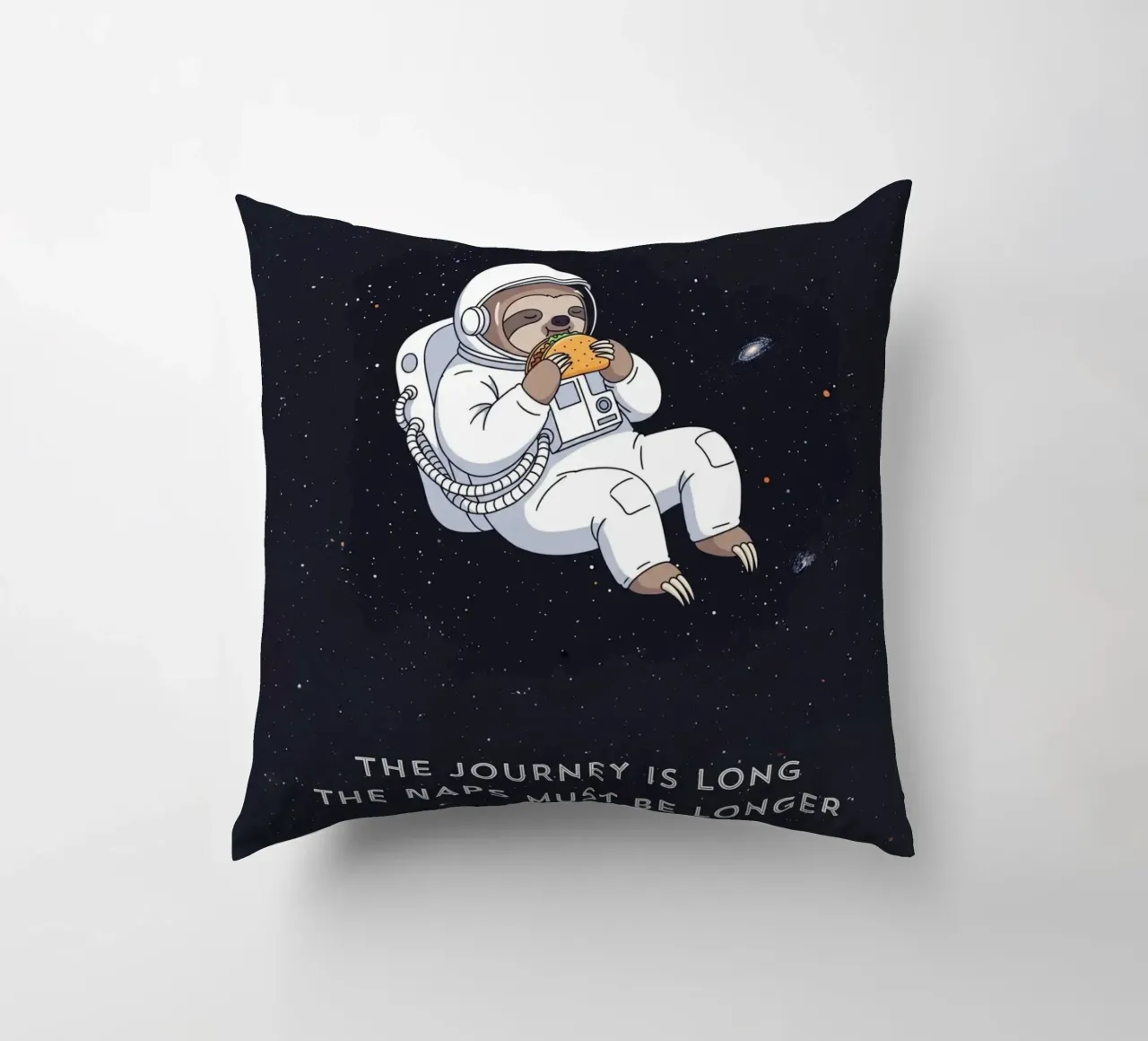 ASTRO SLOTH: Maybe It's Not Procrastination, It's My Orbit. cuscino da ZEN VACATION